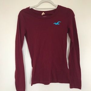 Hollister Long Sleeve Graphic Top